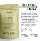 Femme Protein - Colágeno BODYBALANCE® + VERISOL® - Sabor Abacaxi com Hortelã