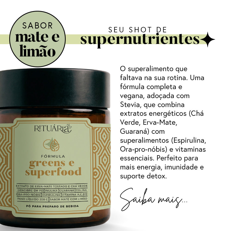 Fórmula Greens e Superfood