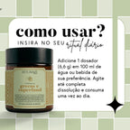 Fórmula Greens e Superfood  (Sabor Mate Limão) - Fibras + Espirulina + Colina + Vitaminas