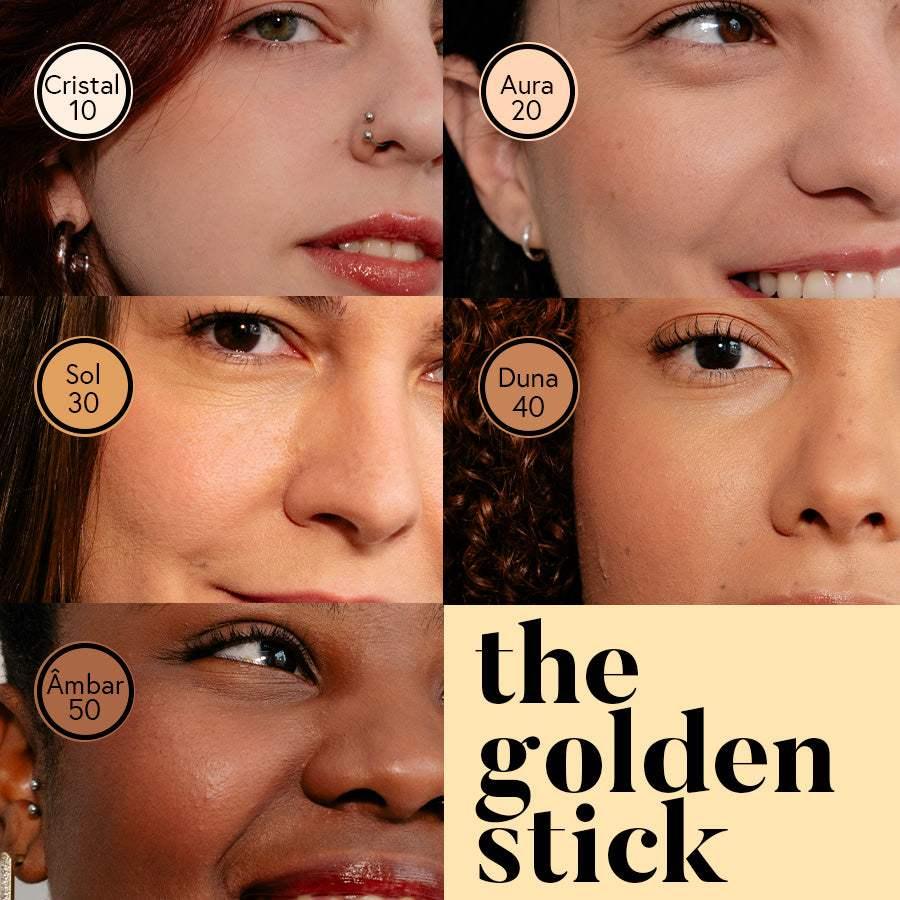 The Golden Stick FPS 84 - 100% Mineral (Físico) - Base com FPS