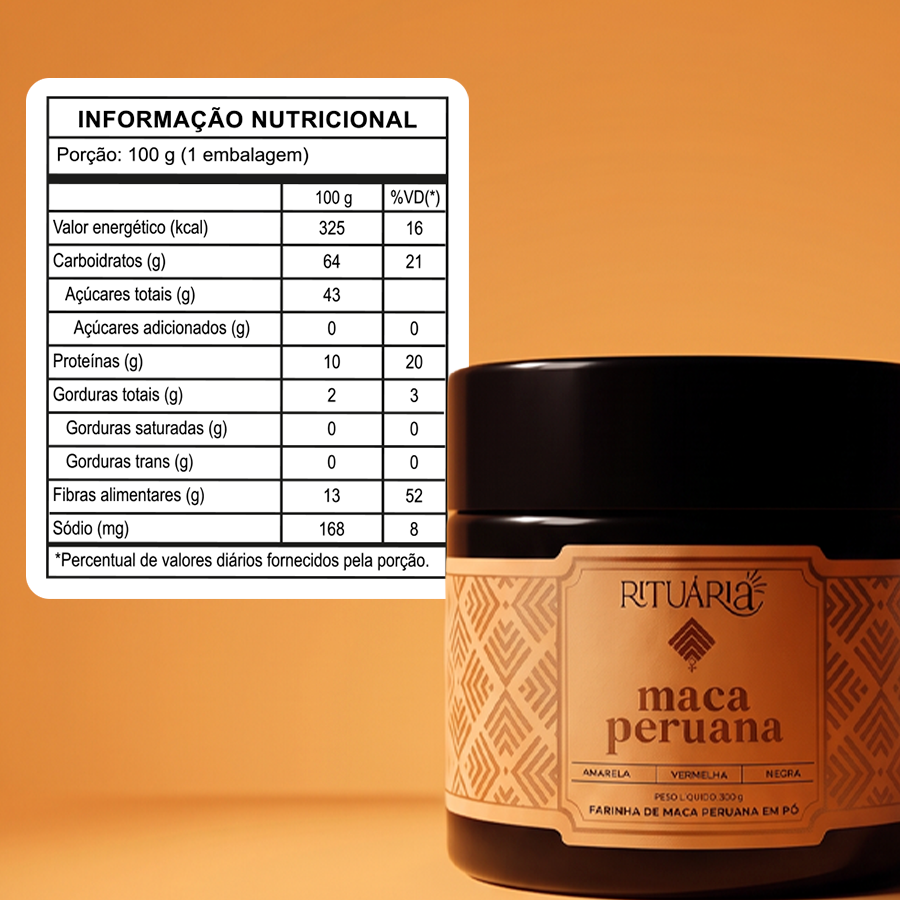 Maca Peruana  100% PURA