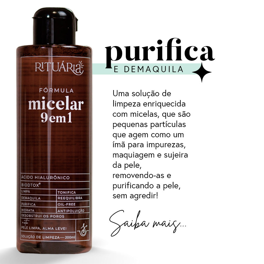 Fórmula Micelar 9 em 1 | 200 ml