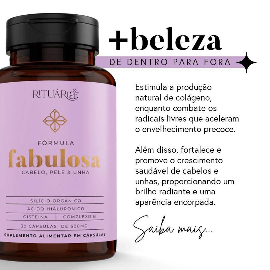 Fórmula Fabulosa (Pele + Unha + Cabelo) - 30 dias