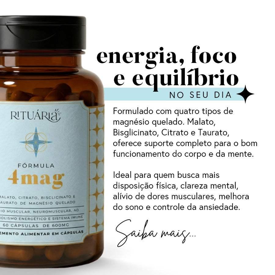 3x Fórmulas 4Mag (Transformação em 90 dias)