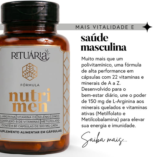 Fórmula Nutri Men (Multivitamínico para Homens) - 30 dias