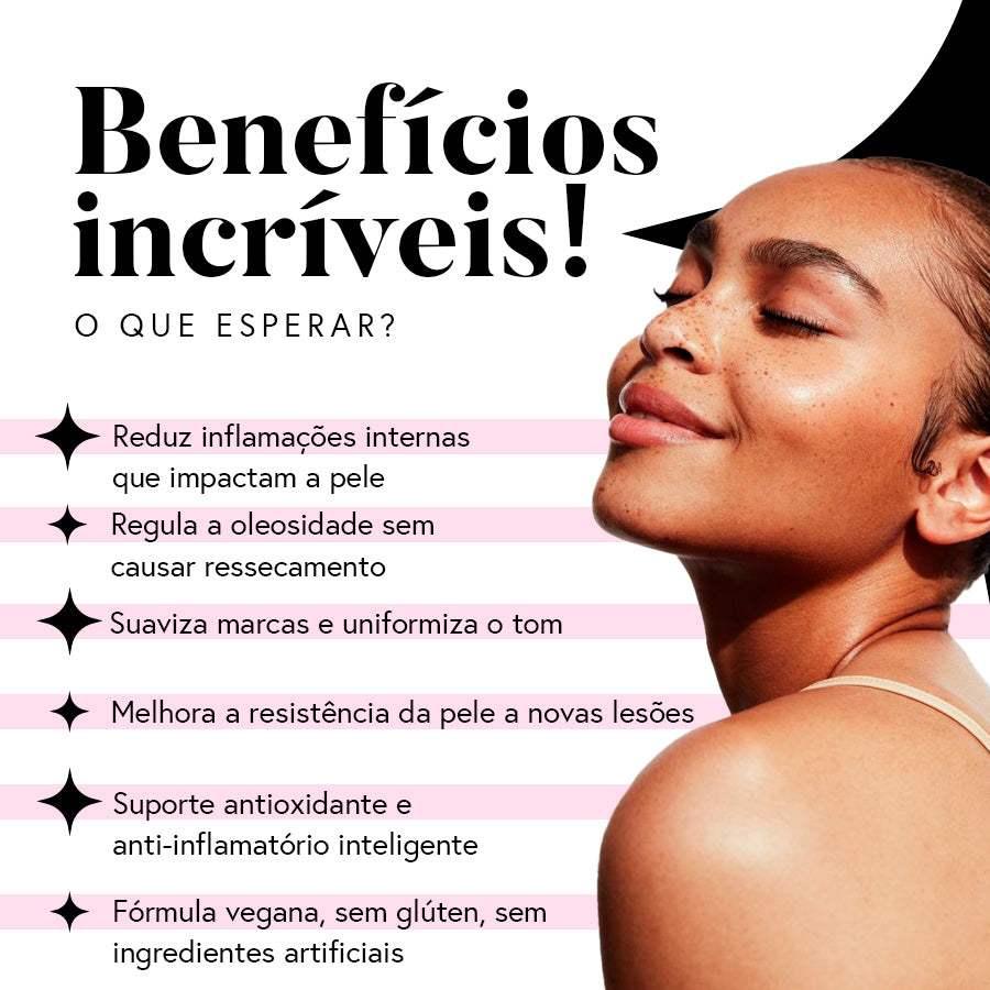 Fórmula Dermactive - 30 dias (Niacinamida Oral + Curcumina +Zinco)