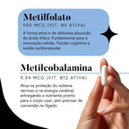 3x Fórmula Complexo B - 60 dias (60 cápsulas)