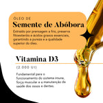 Óleo de Semente de Abóbora (prensado a frio) com Vitaminas D3 e E - 30 ml
