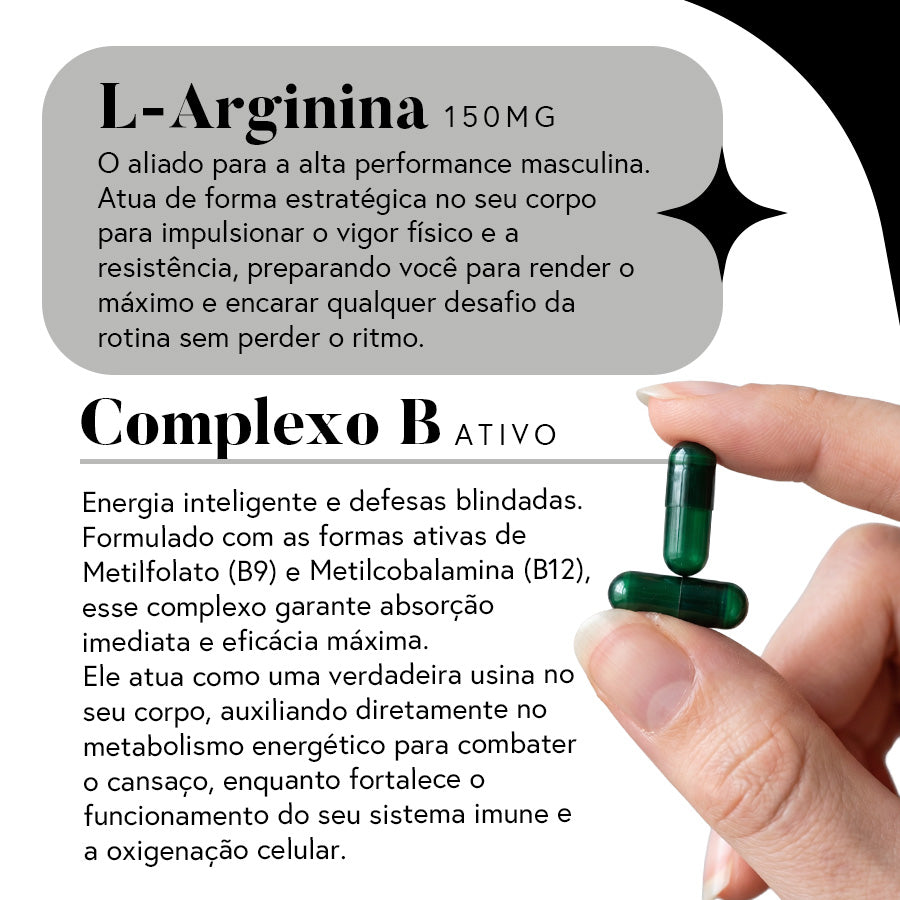 Fórmula Nutri Men (Multivitamínico de A a Z para Homens) - 30 dias