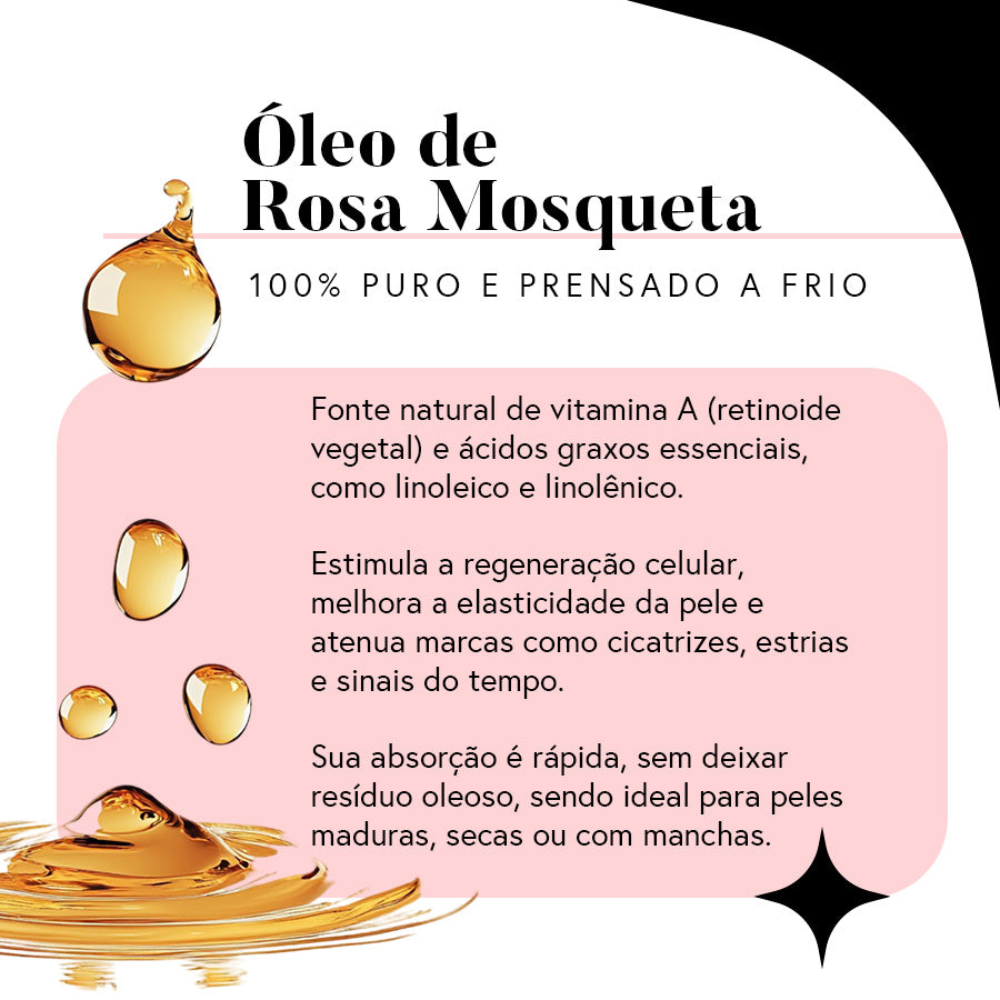 2x Óleos de Rosa Mosqueta | 30 ml cada