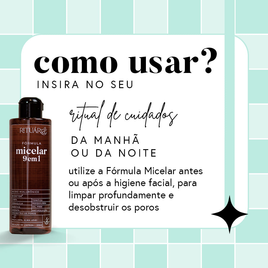 Fórmula Micelar 9 em 1 | 200 ml