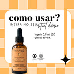 Óleo de Semente de Abóbora (prensado a frio) com Vitaminas D3 e E - 30 ml