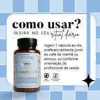 3x Fórmula Complexo B - 60 dias (60 cápsulas)