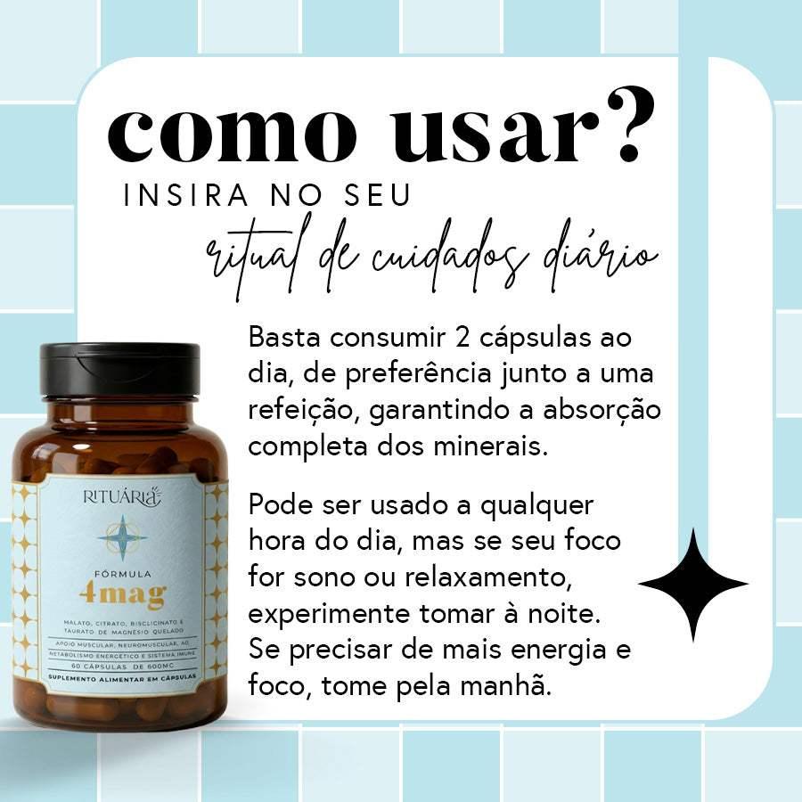 3x Fórmulas 4Mag (Transformação em 90 dias)