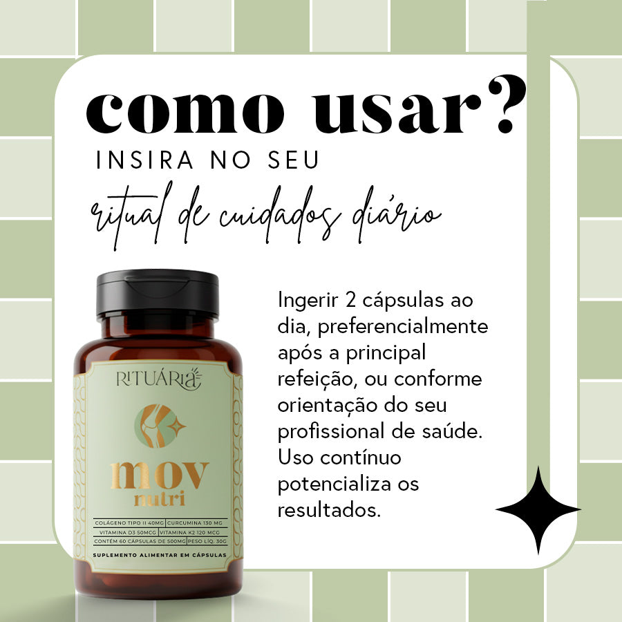 Fórmula Mov Nutri - 30 dias (60 cápsulas)