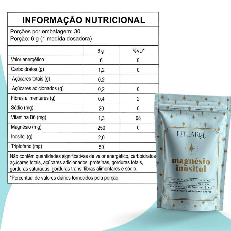 Ritual do Sono Profundo (4Mag + Magnésio Inositol)