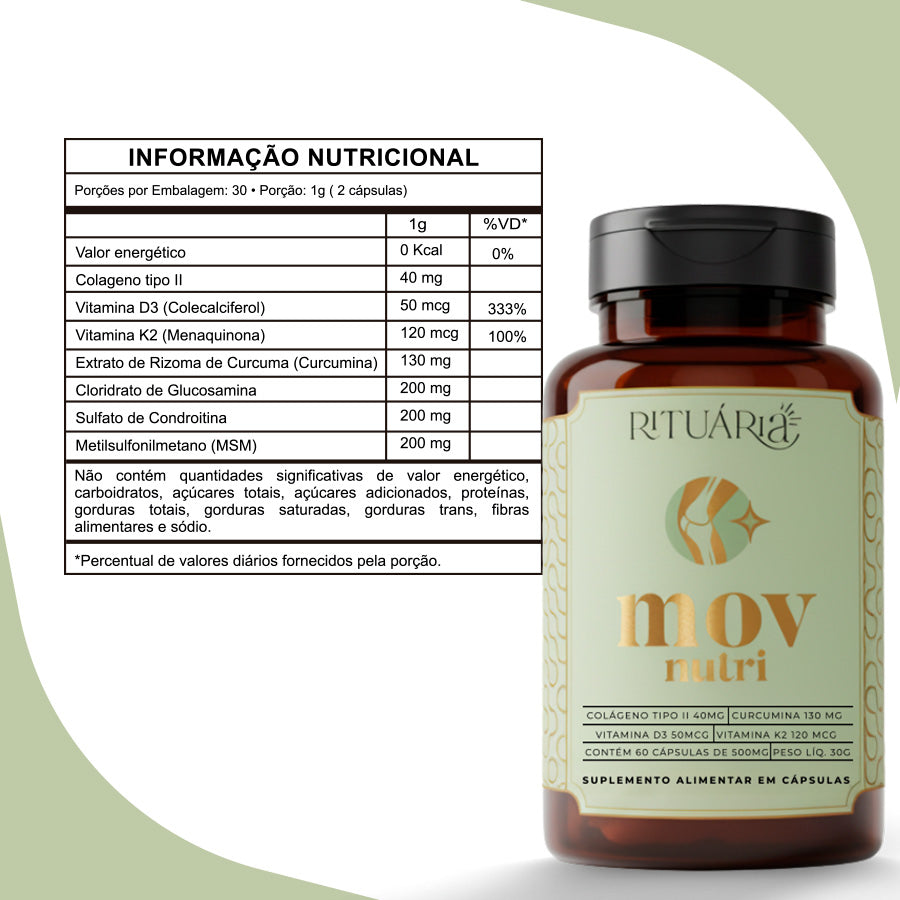 Fórmula Mov Nutri - 30 dias (60 cápsulas)