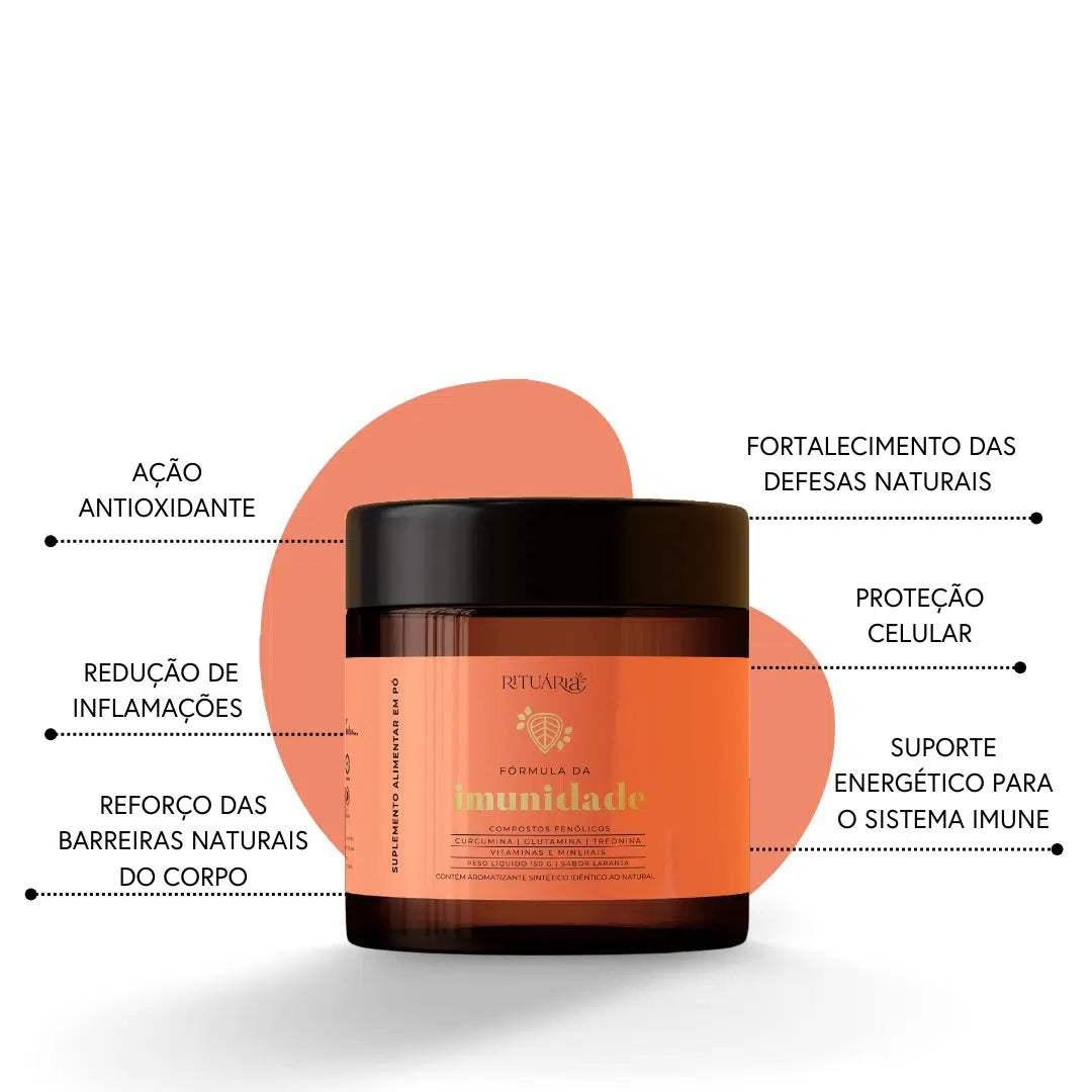 Imuno Shot (Fórmula da Imunidade) 150 g - Curcumina + Glutamina