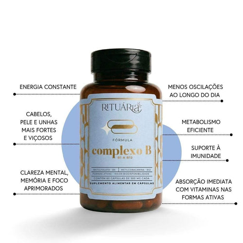 2x Fórmula Complexo B - 60 dias (60 cápsulas)