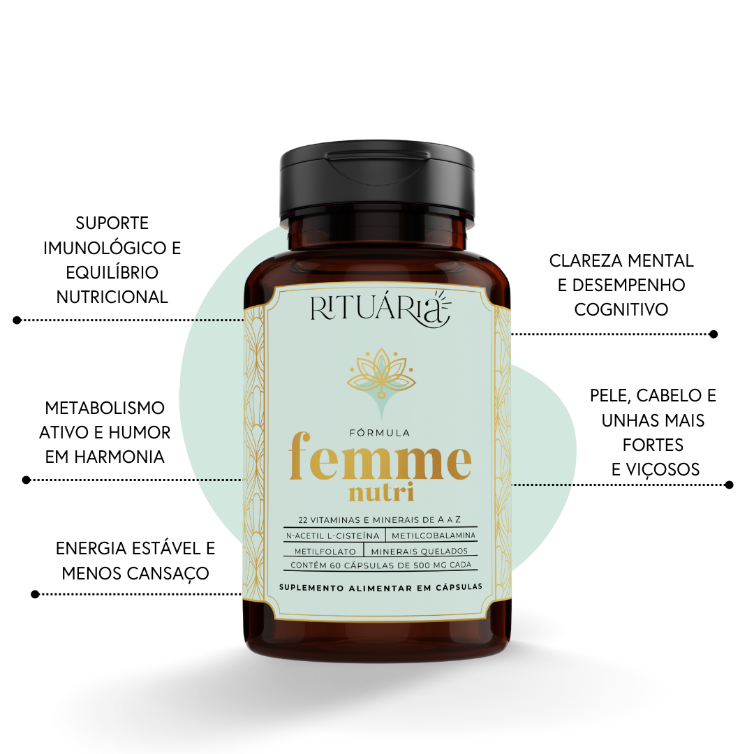 Fórmula Femme Nutri (Multivitamínico para a Mulher) - 30 dias