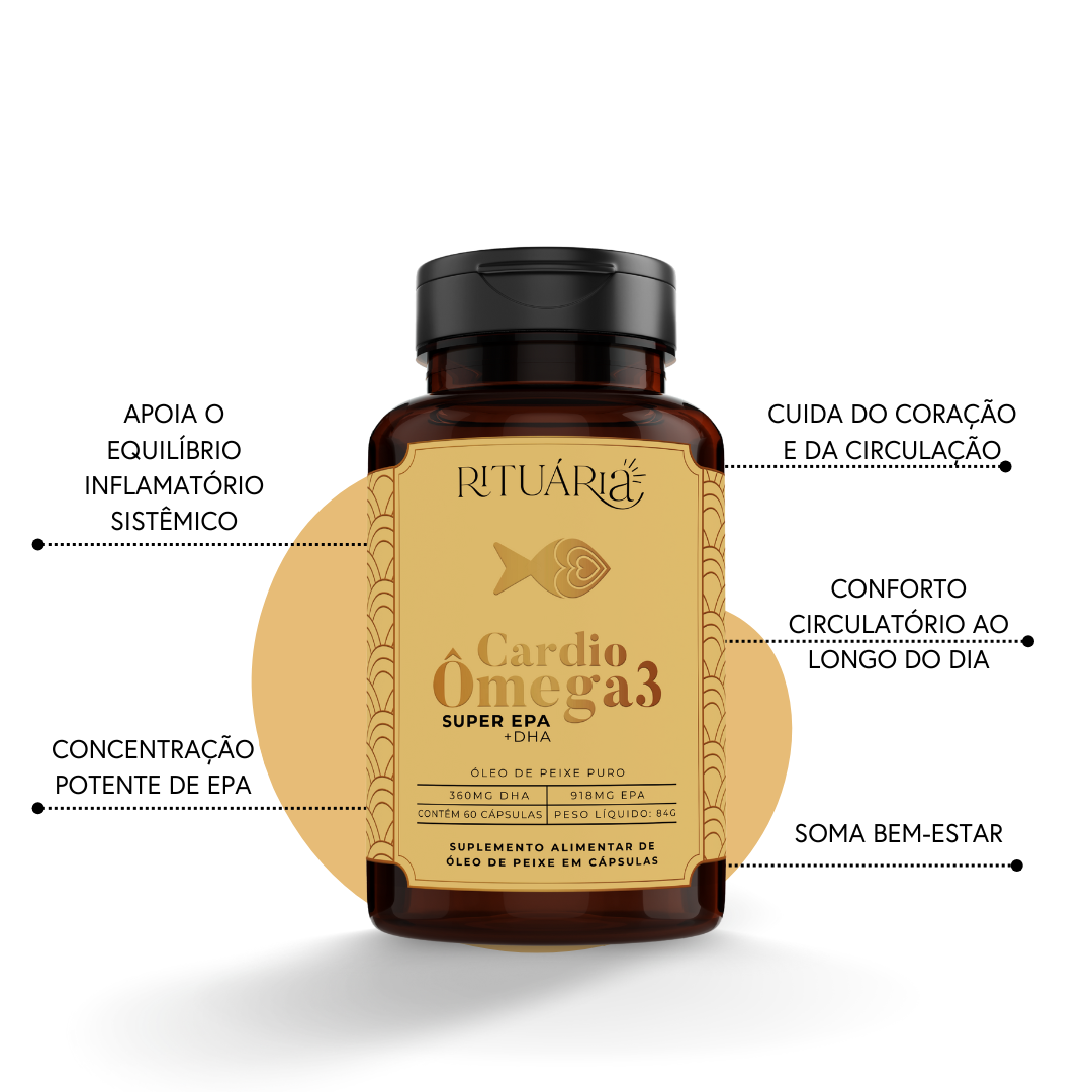 Fórmula Cardio Ômega 3 (Super EPA) - 60 cápsulas