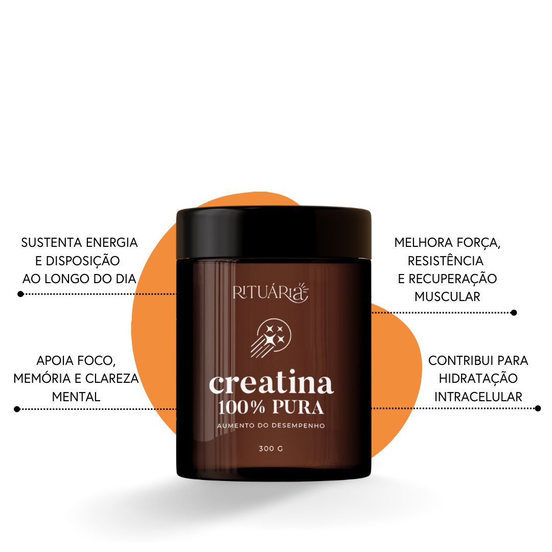 Creatina 100% Pura (Micronizada e Monohidratada) | 300 g | 100 doses