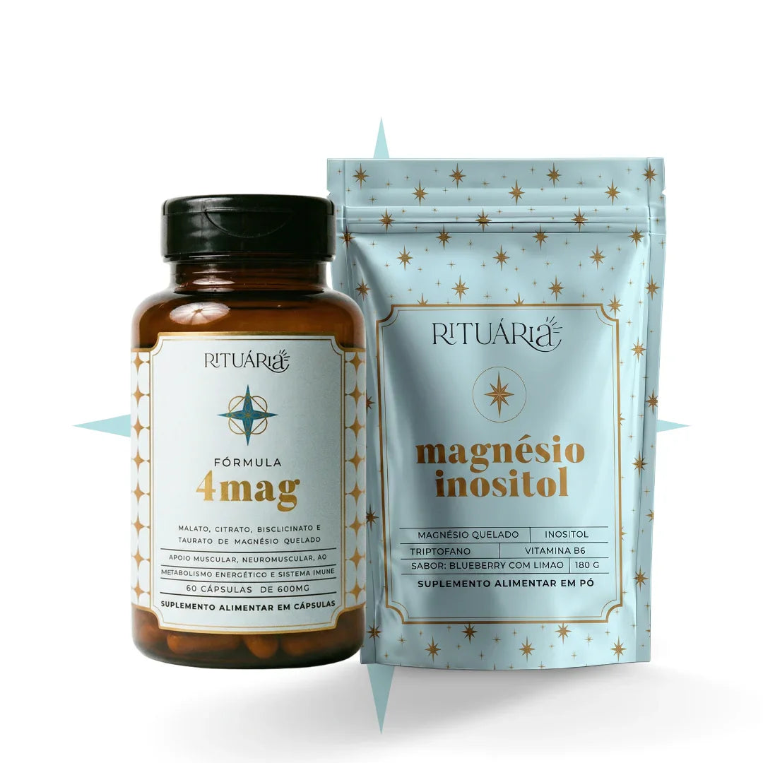 Ritual do Sono Profundo (4Mag + Magnésio Inositol)