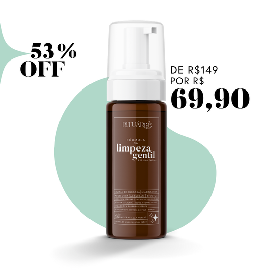 Fórmula da Limpeza Gentil (Mousse Facial / Sabonete Syndet) | 140 ml
