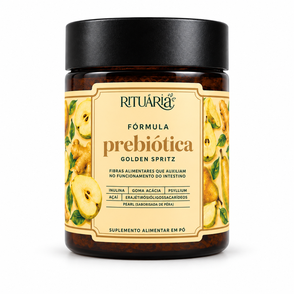 Prebiótica Golden Spritz (Pera + Gengibre)