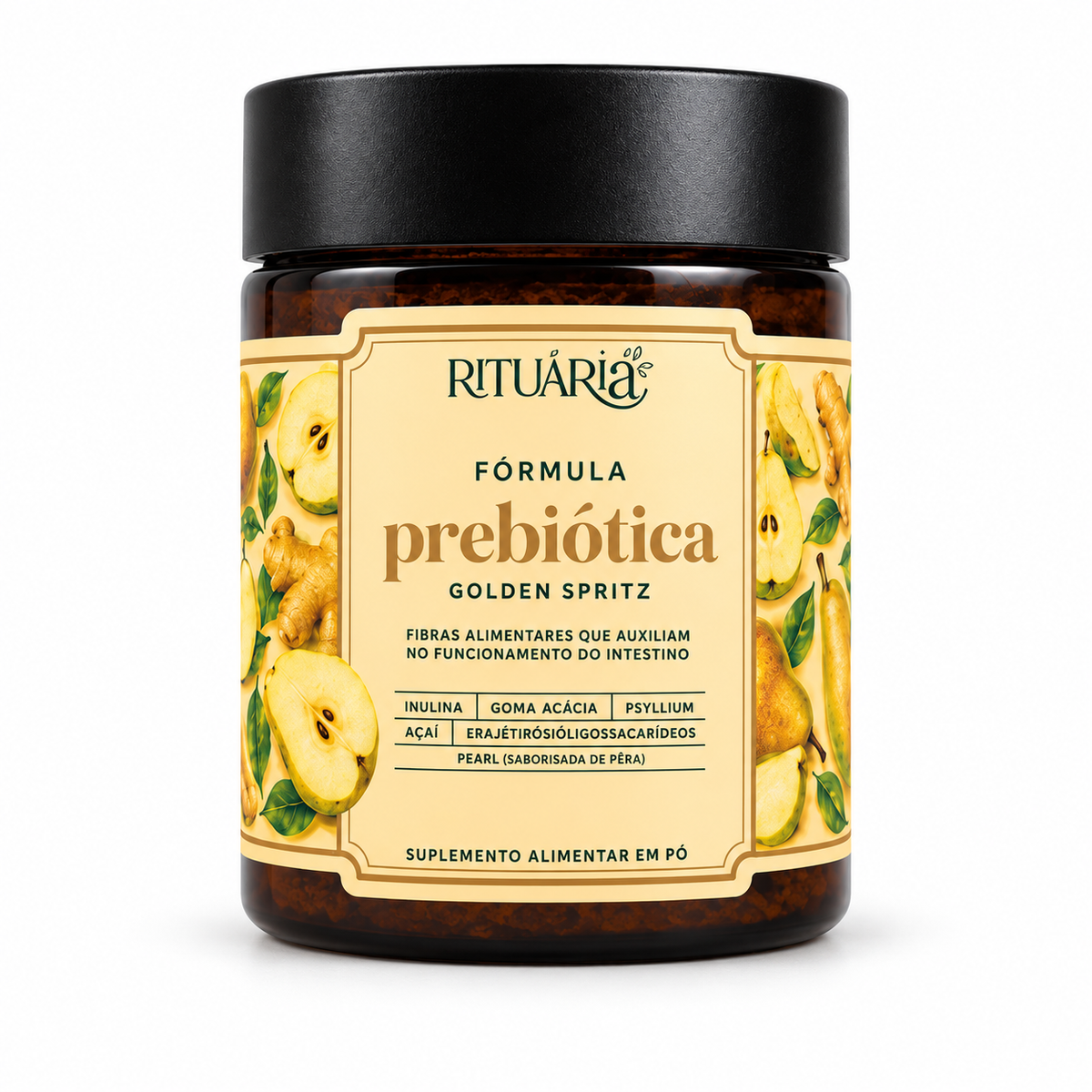 Prebiótica Golden Spritz (Pera + Gengibre)