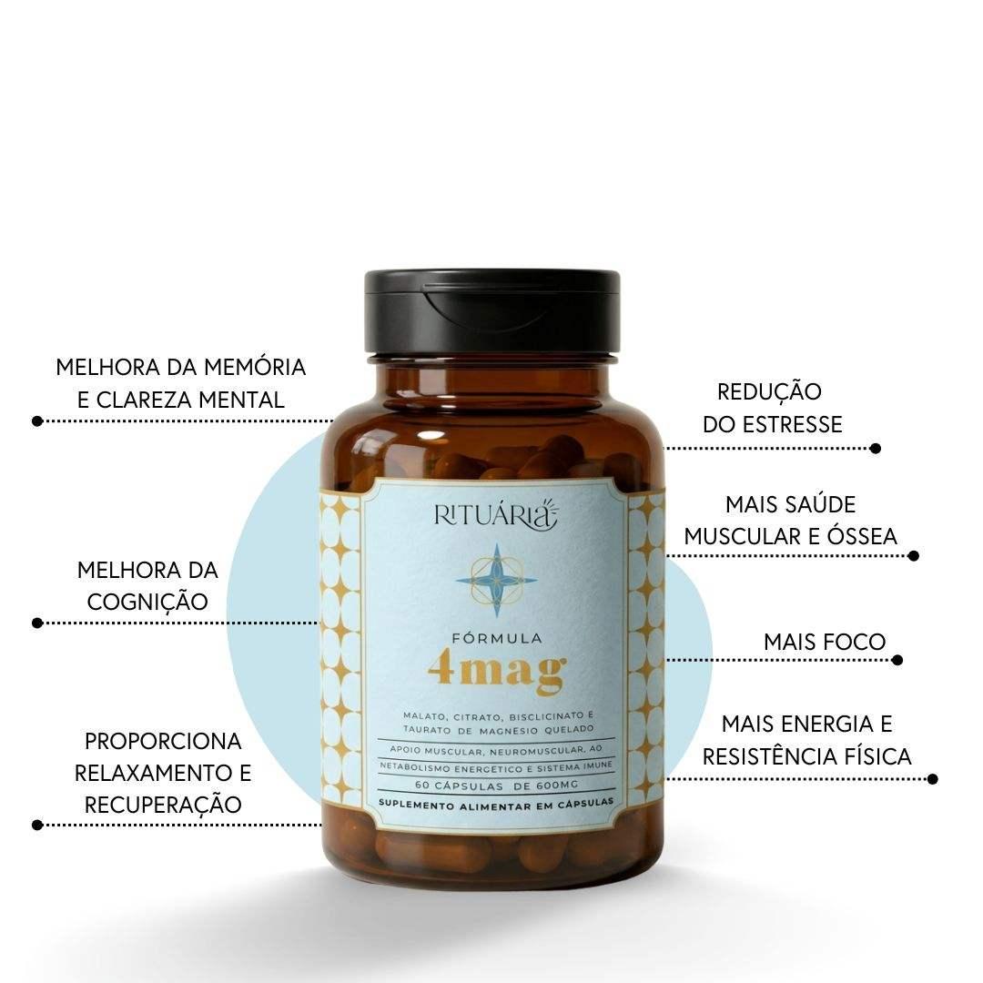 Ritual Olhar Descansado (Antiolheiras + 4Mag 60 cápsulas)