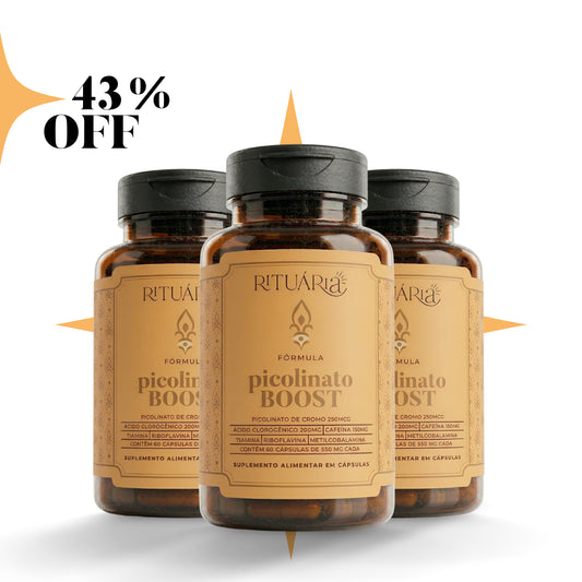 3x Picolinato Booster - 90 dias